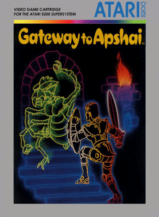 Gateway to Apshai box art for Atari 5200